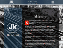 Tablet Screenshot of kozelsteel.com